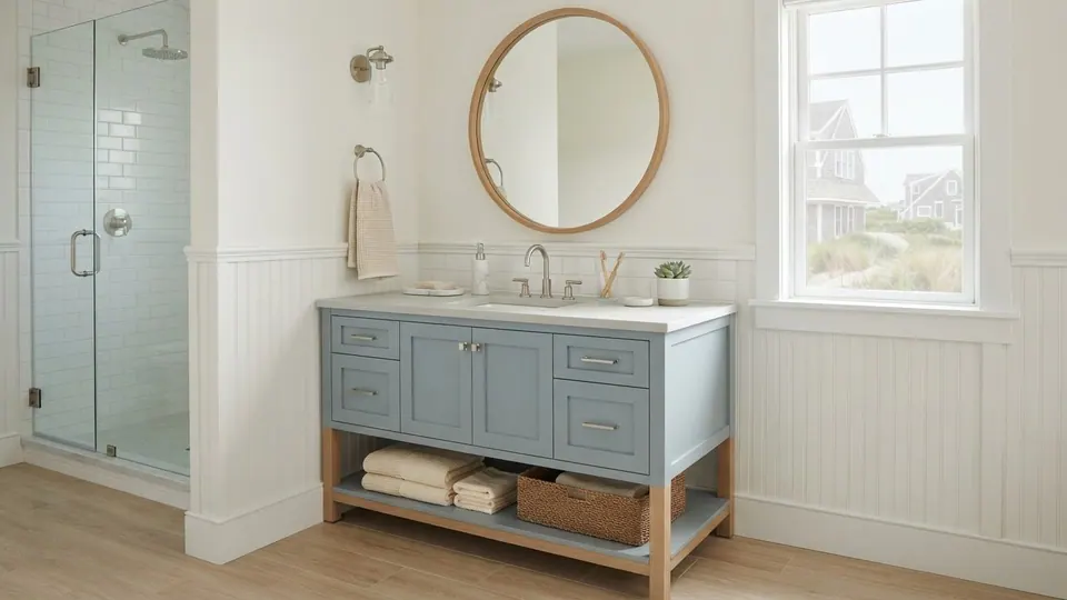 Durable Bathroom Cabinets on Cape Cod: How to Choose for Coastal Conditions